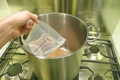 Add two litres of water and soak overnight