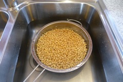 Drain then rinse beans in clean water